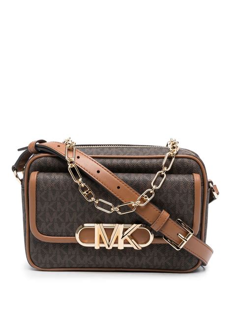 michael kors crossbody bag silver|Michael Kors Crossbody thick strap.